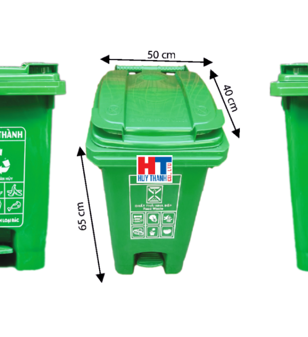 Thùng Rác 60 Lít - Bàn Đạp