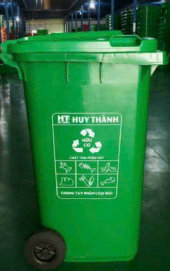 Thùng rác 240 lít, tiêu chuẩn